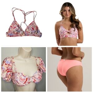 Bikini Bundle - 4-pc NWT/NWOT Mix And Match Pink Tops/Bottim